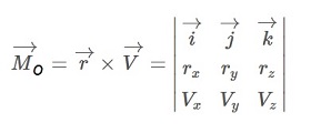 Clculo del momento de un vector respecto a un punto