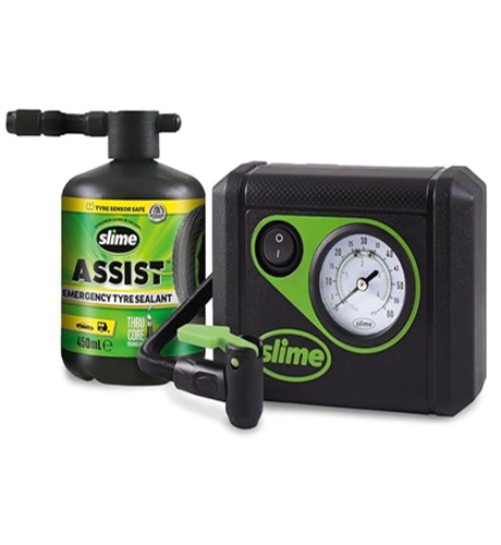 Reparacin de Pinchazos, incluye sellante y bomba de aire
