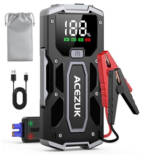 ACEZUK Arrancador de Coches 6000 Amp.