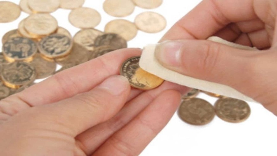 Cmo limpiar las monedas de oro correctamente?