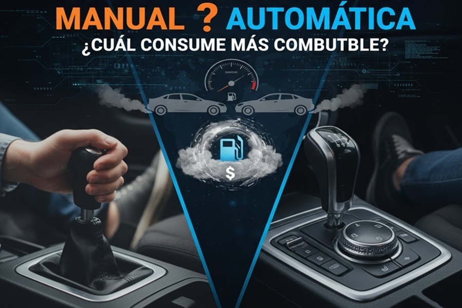 Vehculos con caja de cambios manual o automtica cul consume ms combustible?