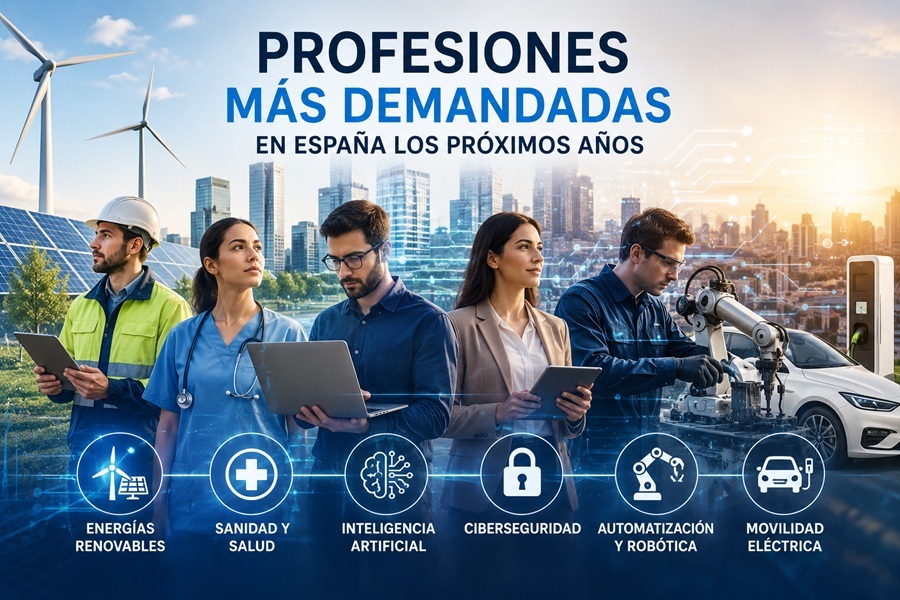 Cu�les van a ser las profesiones m�s demandadas en Espa�a los pr�ximos a�os