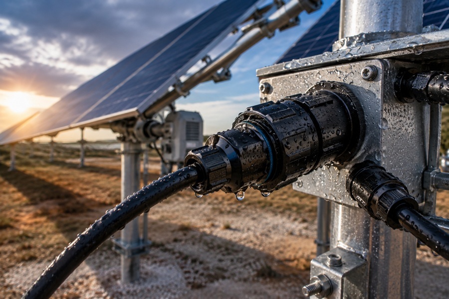 How to Assess Waterproof Connector Risk on Solar Trackers
