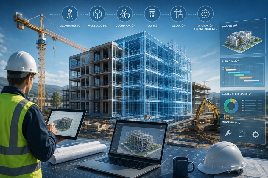 Software BIM para la construcci�n en cada fase del proyecto