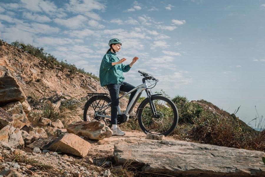Bicicleta el�ctrica de paseo con asistencia al pedaleo
