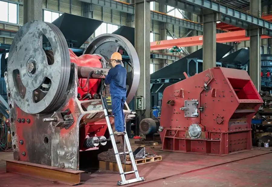 Crusher machinery manufacturing process