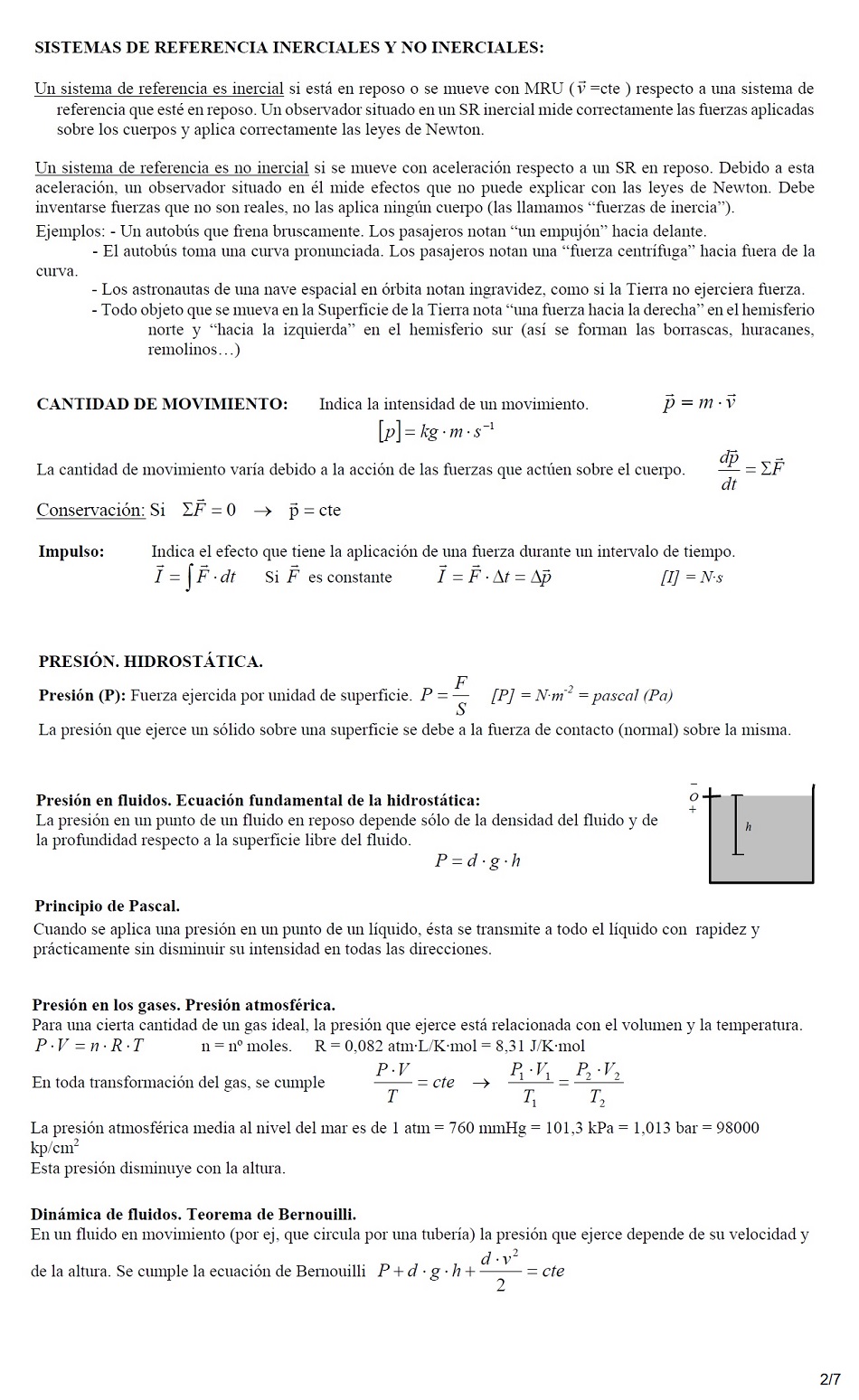 Leyes de la dinmica. Pgina 02