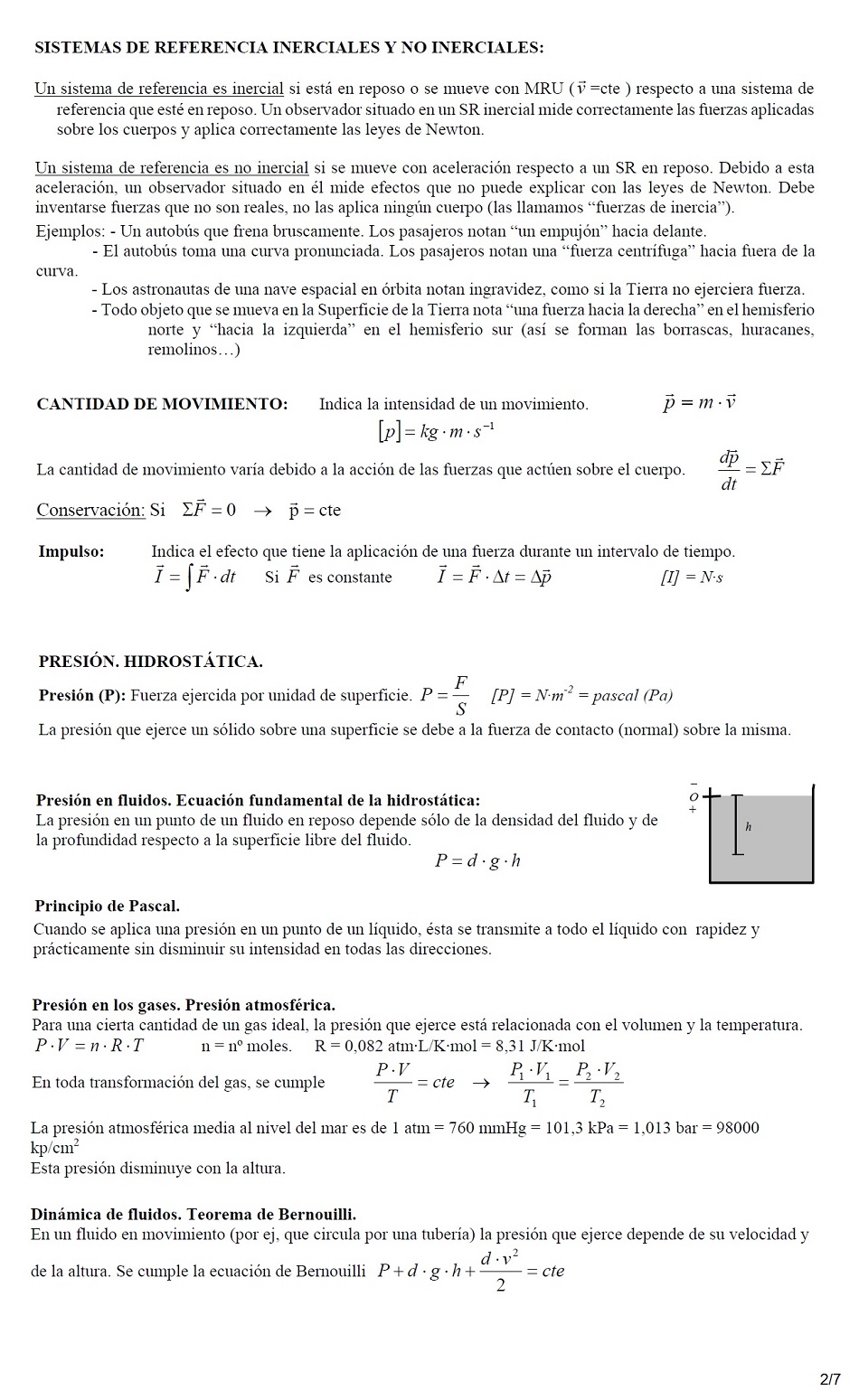 Leyes de la dinmica. Pgina 02