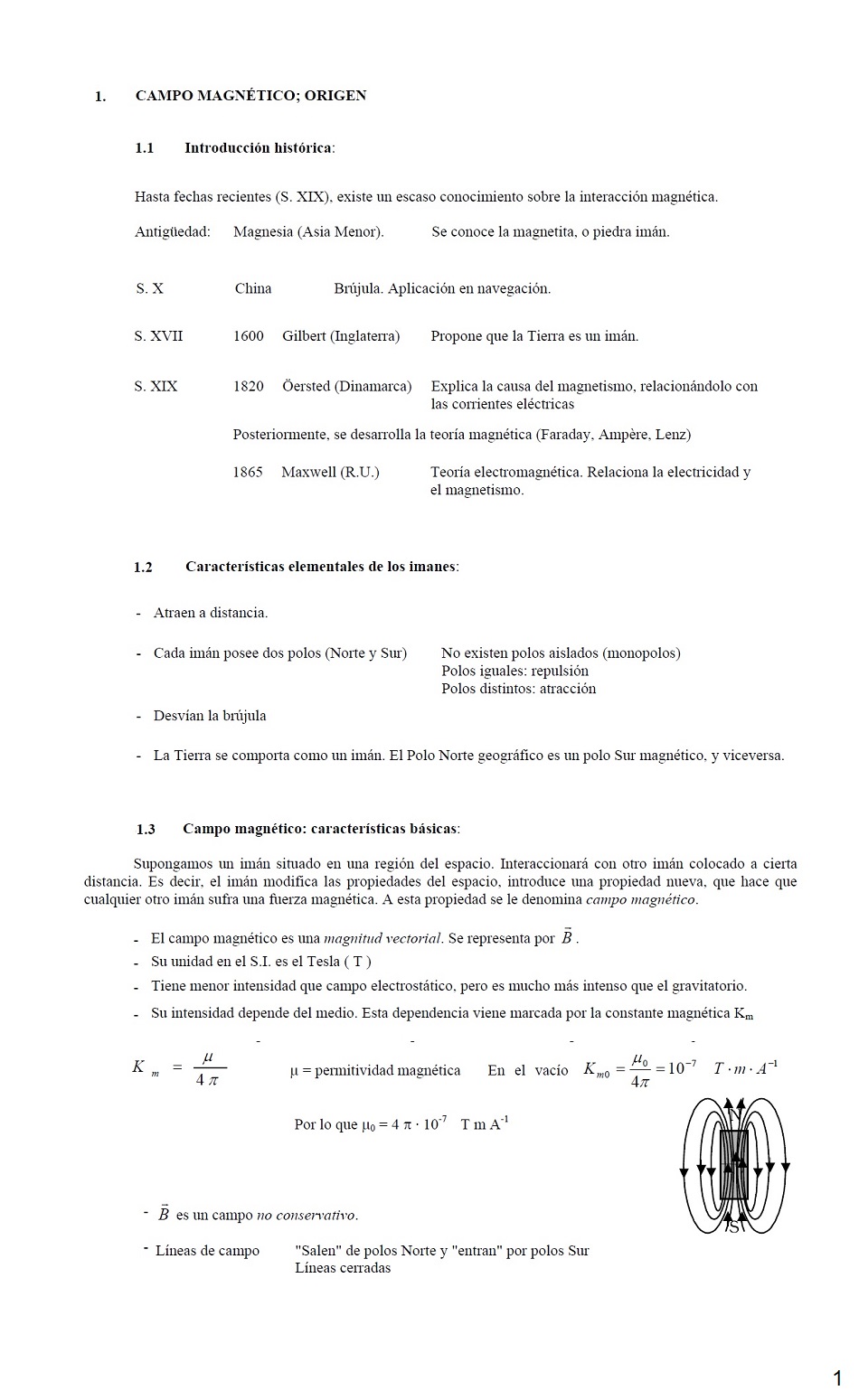 Electromagnetismo. Pgina 01