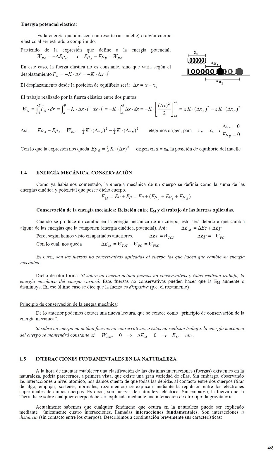 Trabajo y energa. Pgina 04