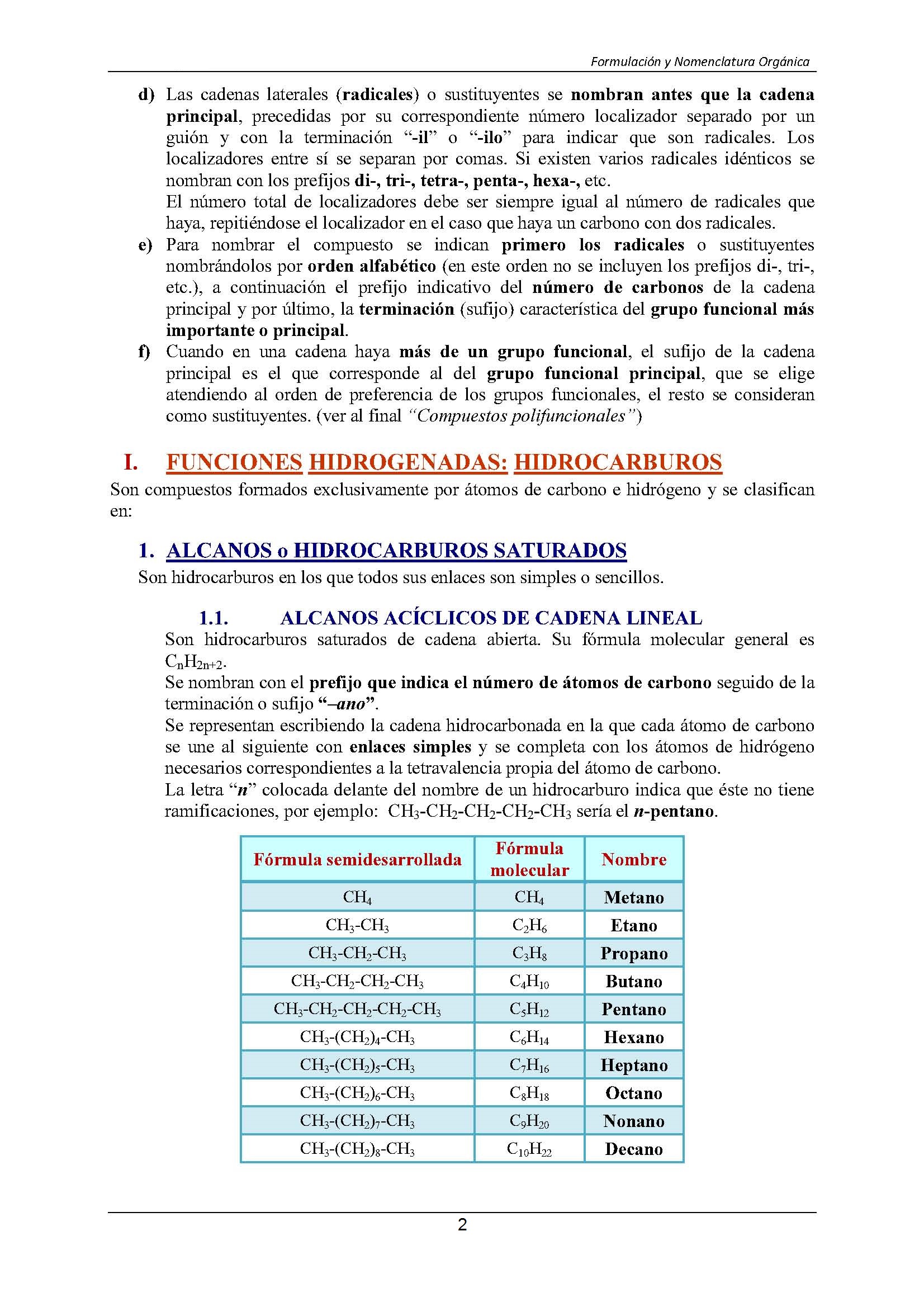 Formulacin Qumica Orgnica