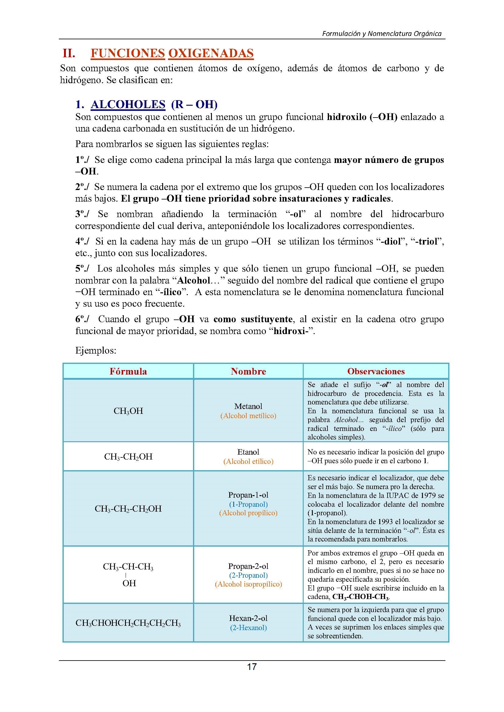 Formulacin Qumica Orgnica