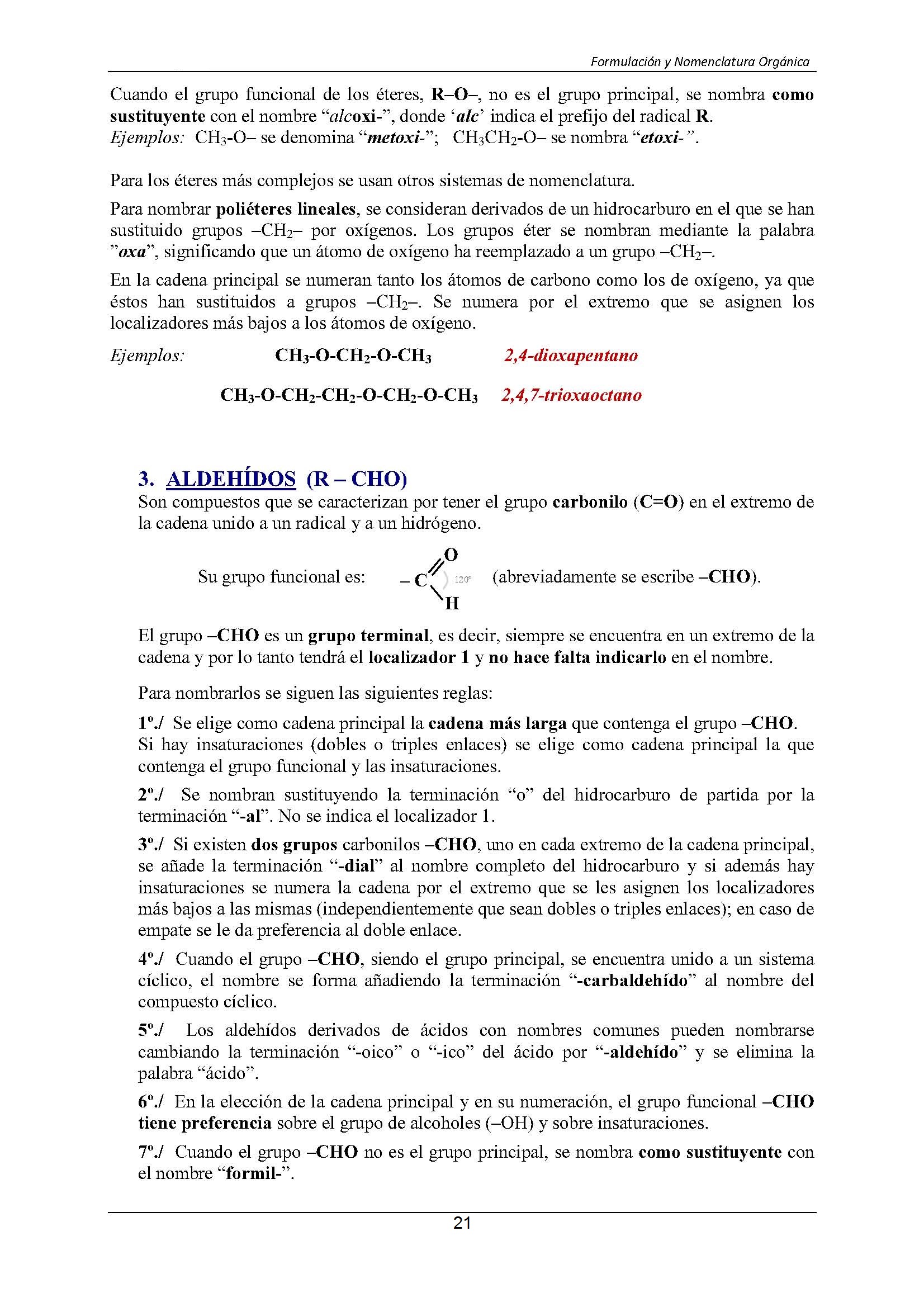 Formulacin Qumica Orgnica