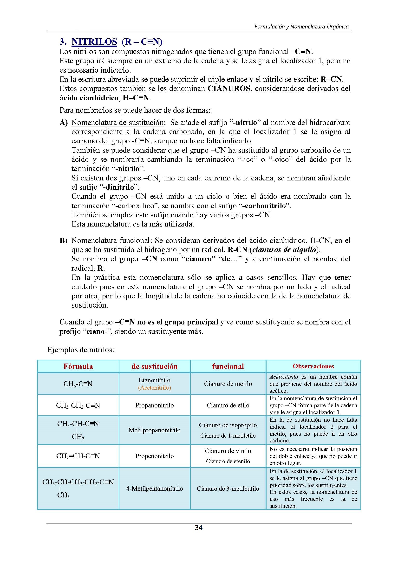 Formulacin Qumica Orgnica