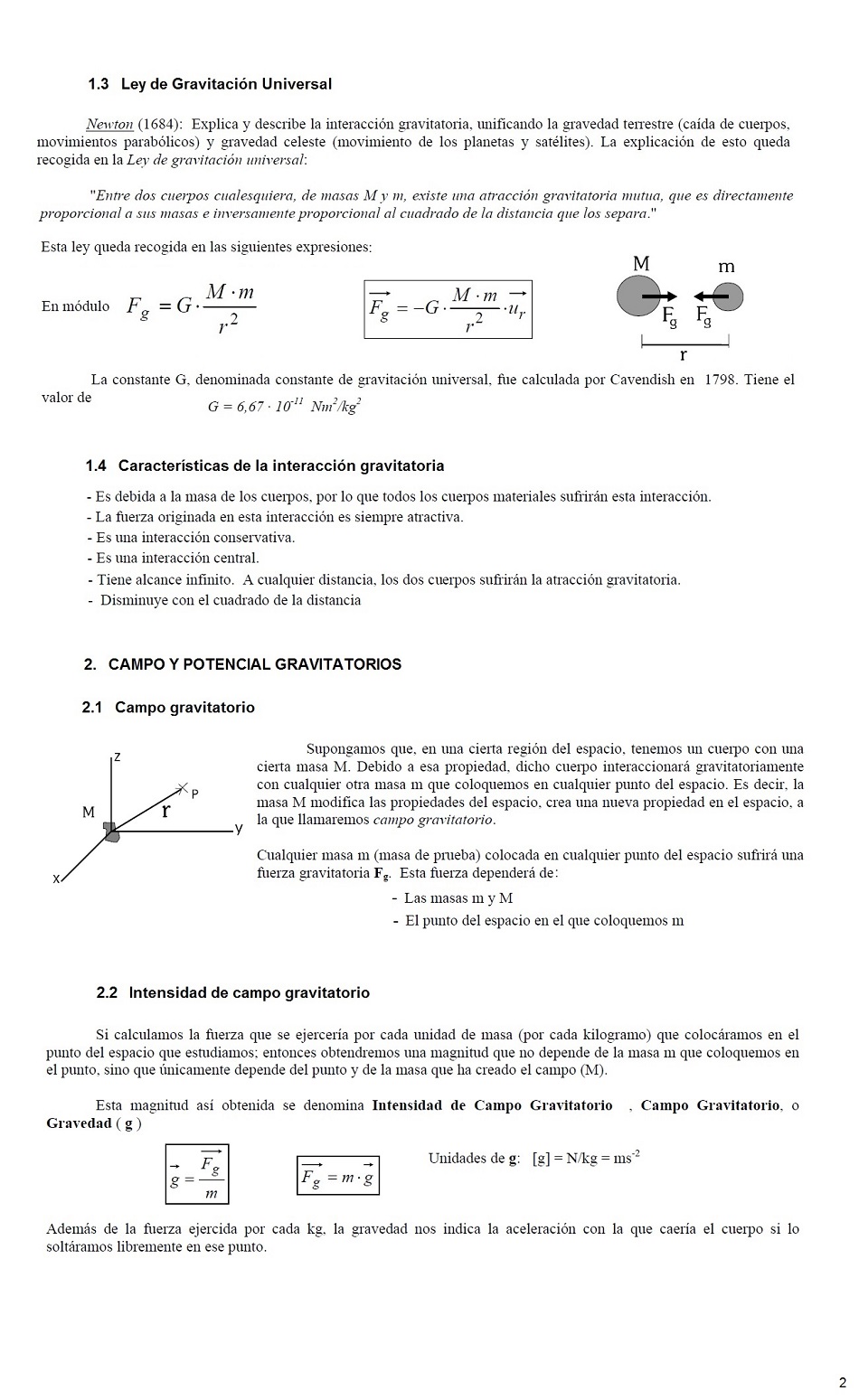 Campo Gravitatorio. Pgina 02