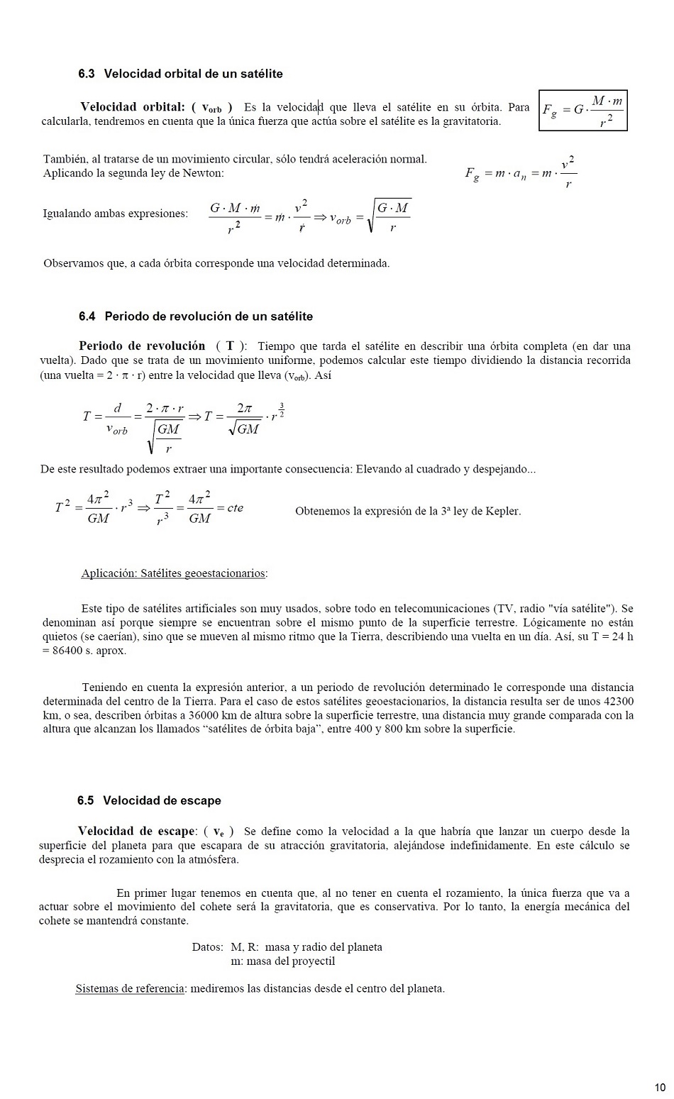 Campo Gravitatorio. Pgina 10