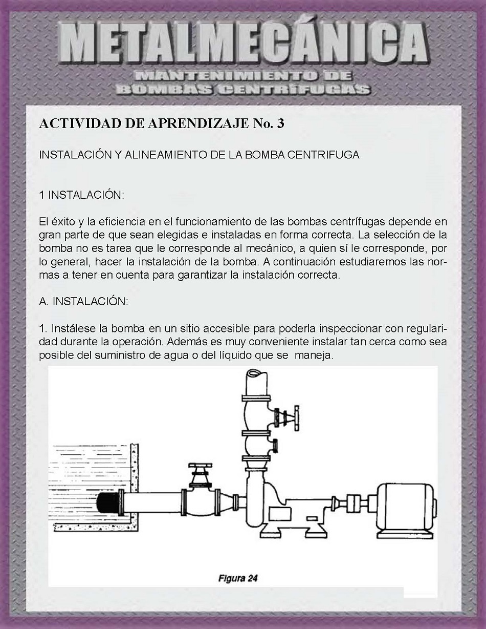 Mantenimiento de bombas centrfugas. Pgina 26