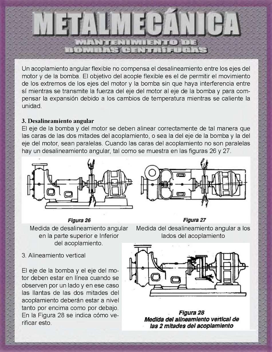 Mantenimiento de bombas centrfugas. Pgina 28