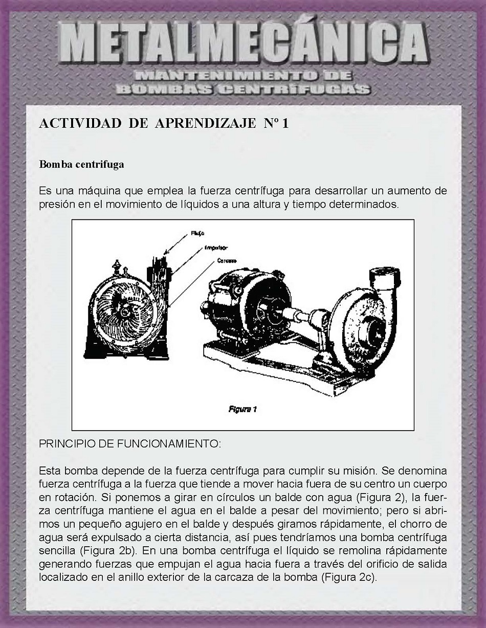 Mantenimiento de bombas centrfugas. Pgina 3