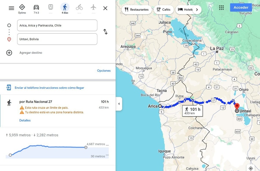 Ubicacin del lago Poop