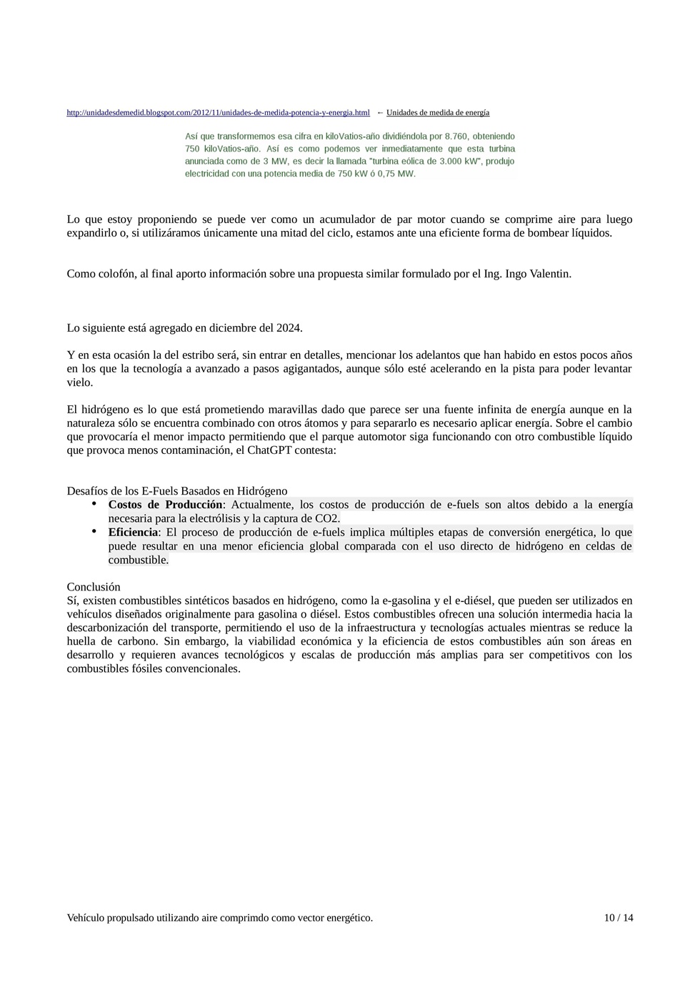 Vehculo propulsado utilizando aire comprimido como vector energtico