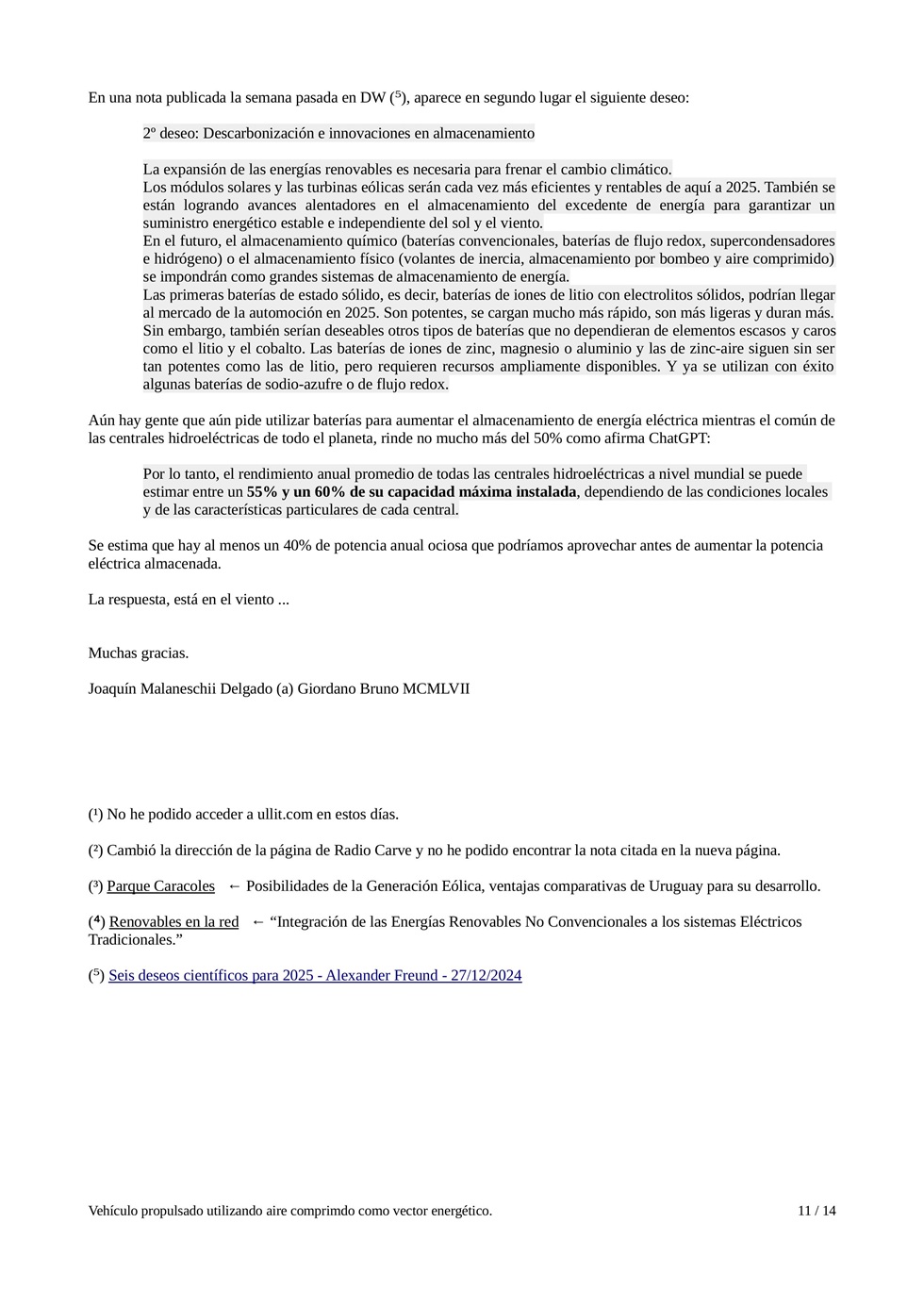 Vehculo propulsado utilizando aire comprimido como vector energtico
