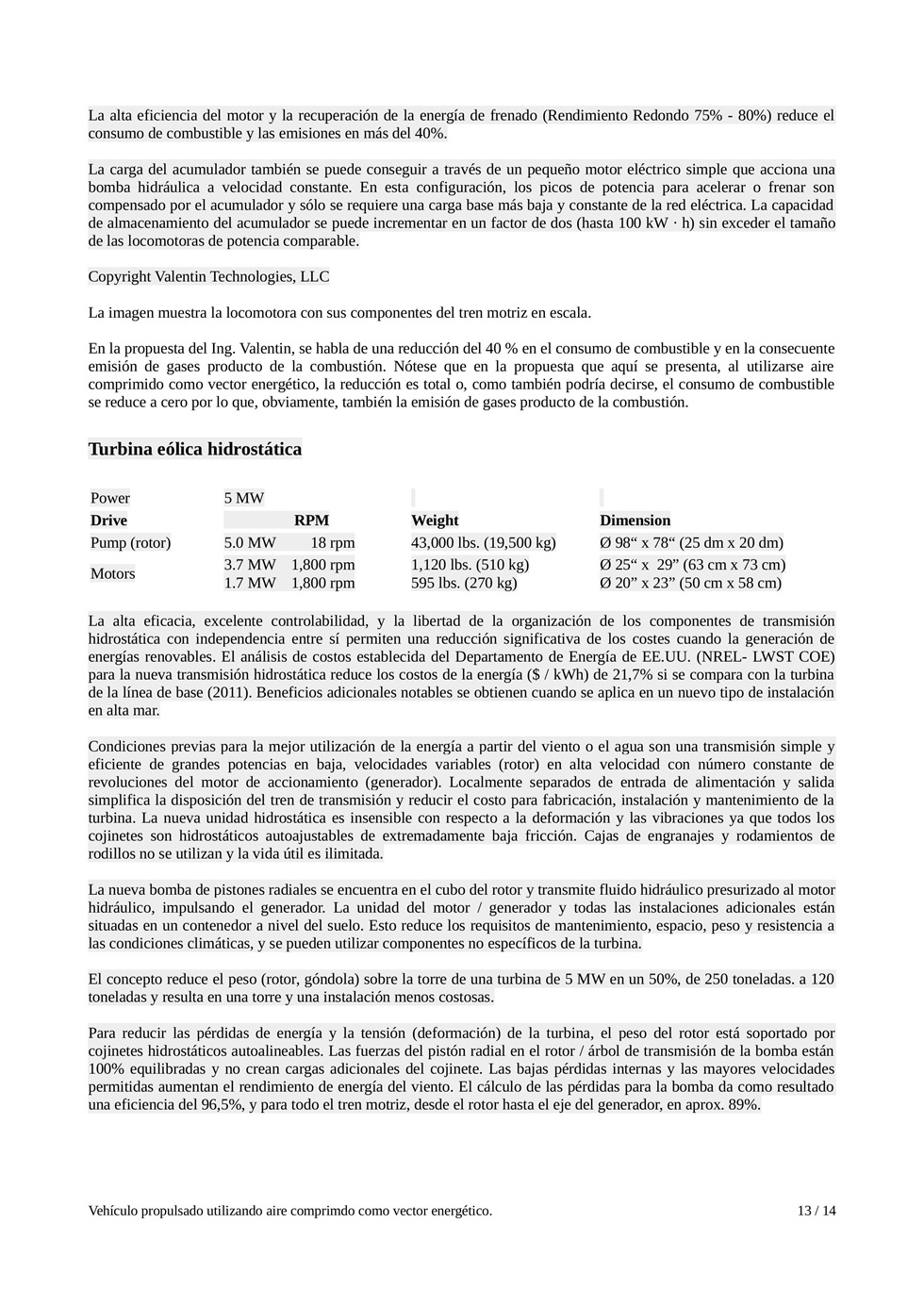 Vehculo propulsado utilizando aire comprimido como vector energtico