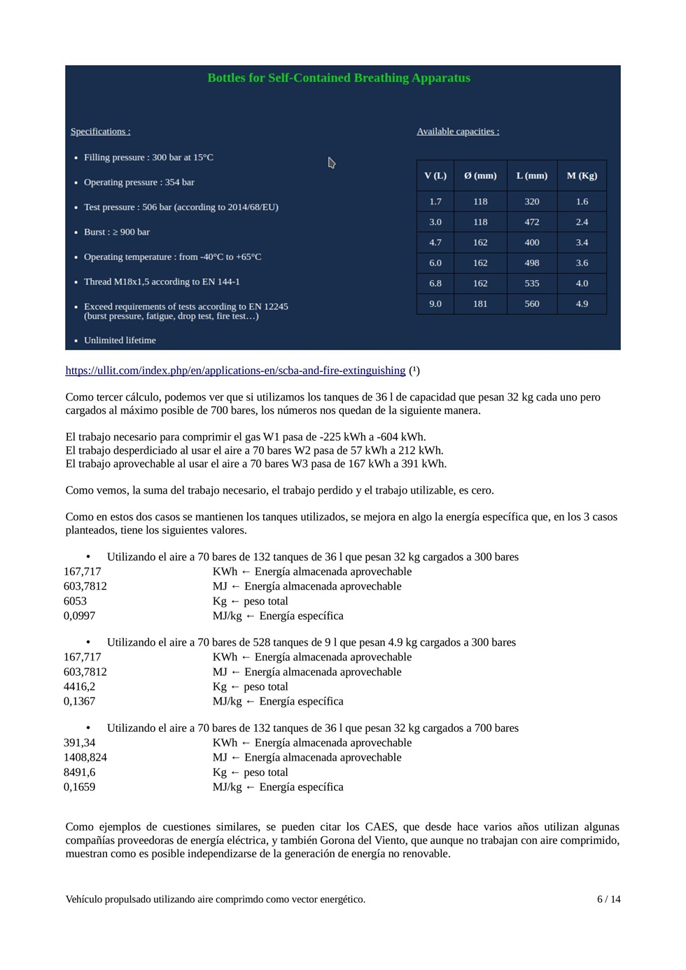 Vehculo propulsado utilizando aire comprimido como vector energtico