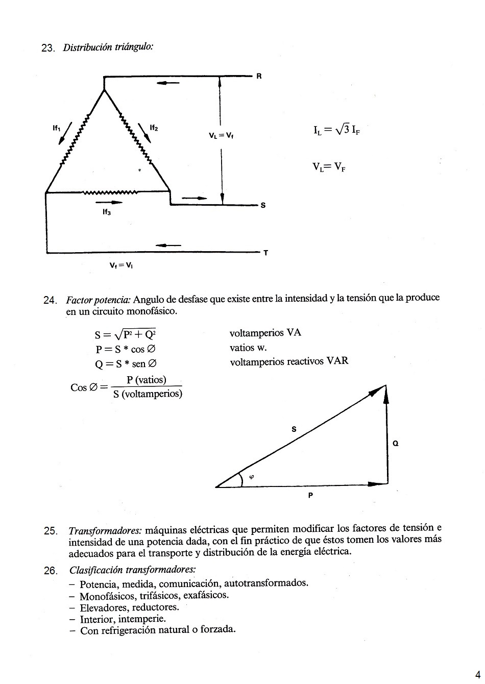 Conceptos generales de electricidad y frmulas elctricas. Pgina 04