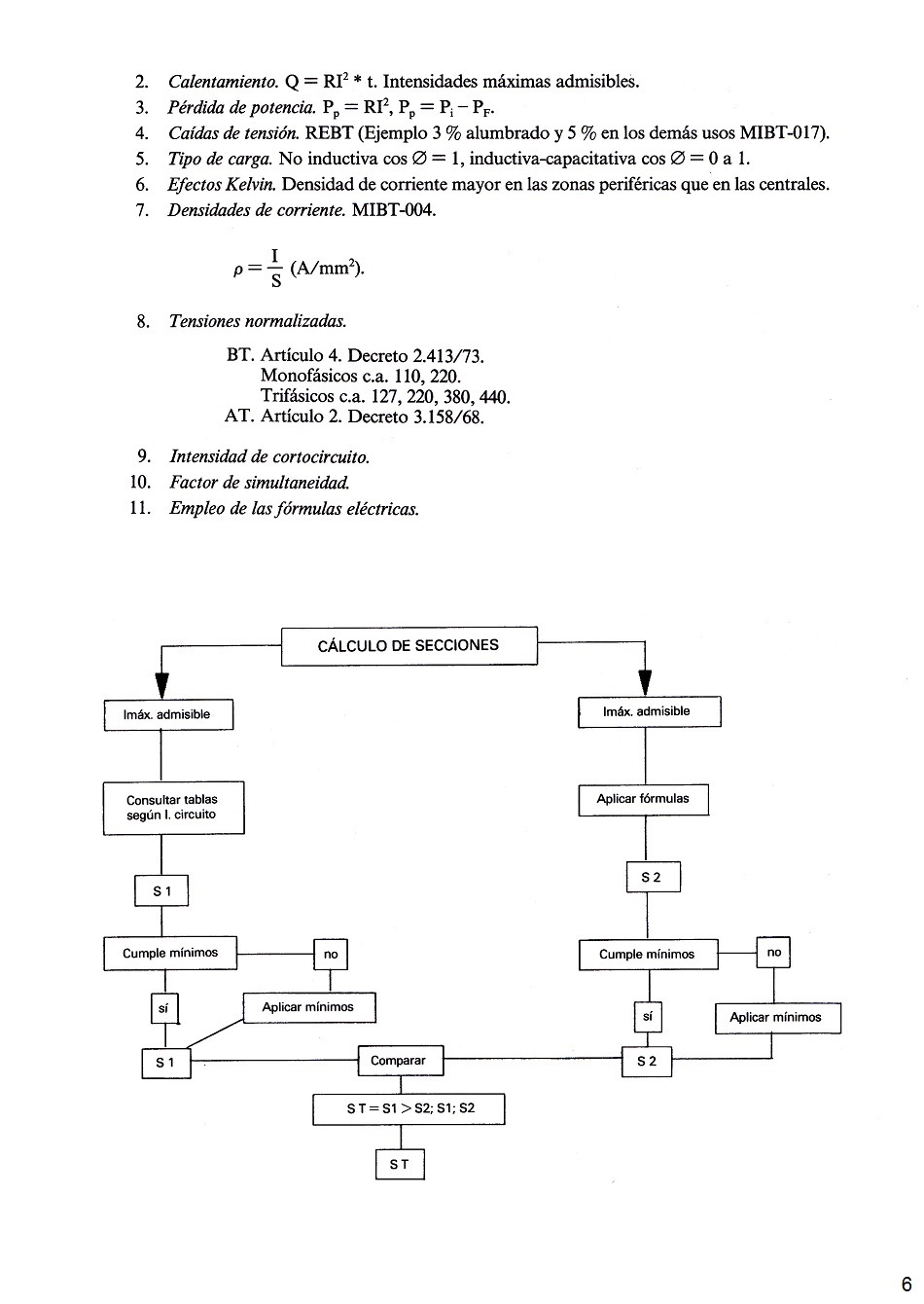 Conceptos generales de electricidad y frmulas elctricas. Pgina 06