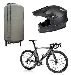 Piezas fabricadas de materiales compuestos