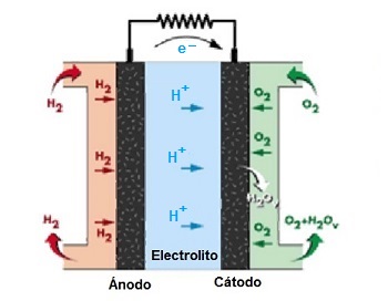 Celda de una pila de combustible