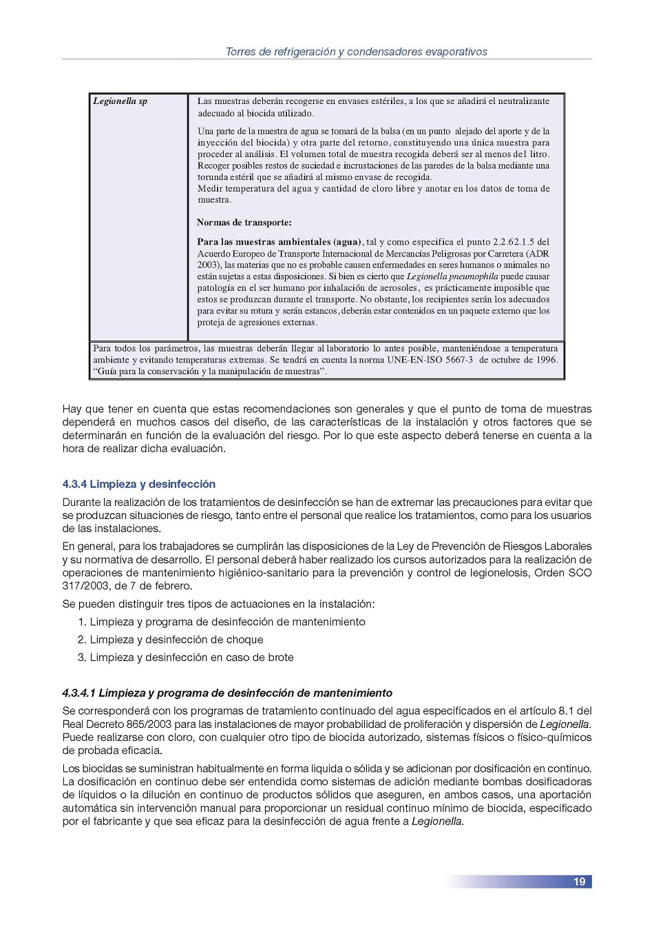 Torres de Refrigeracin y Condensadores Evaporativos. Pgina 19