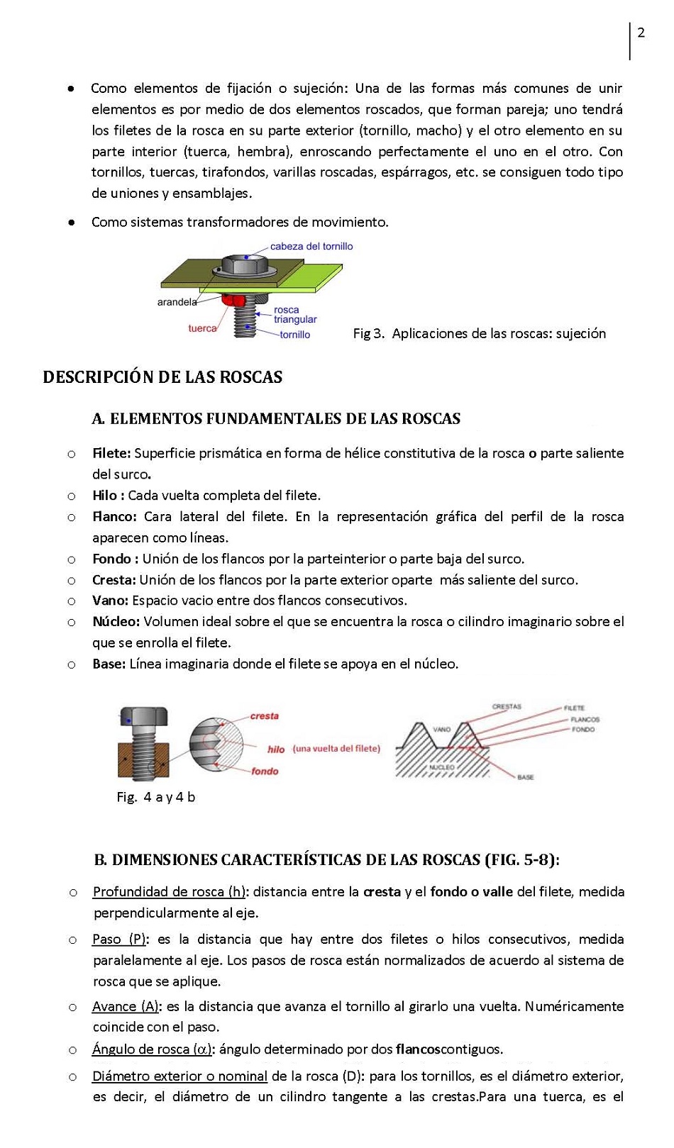 Fabricacin de Roscas. Pgina 02