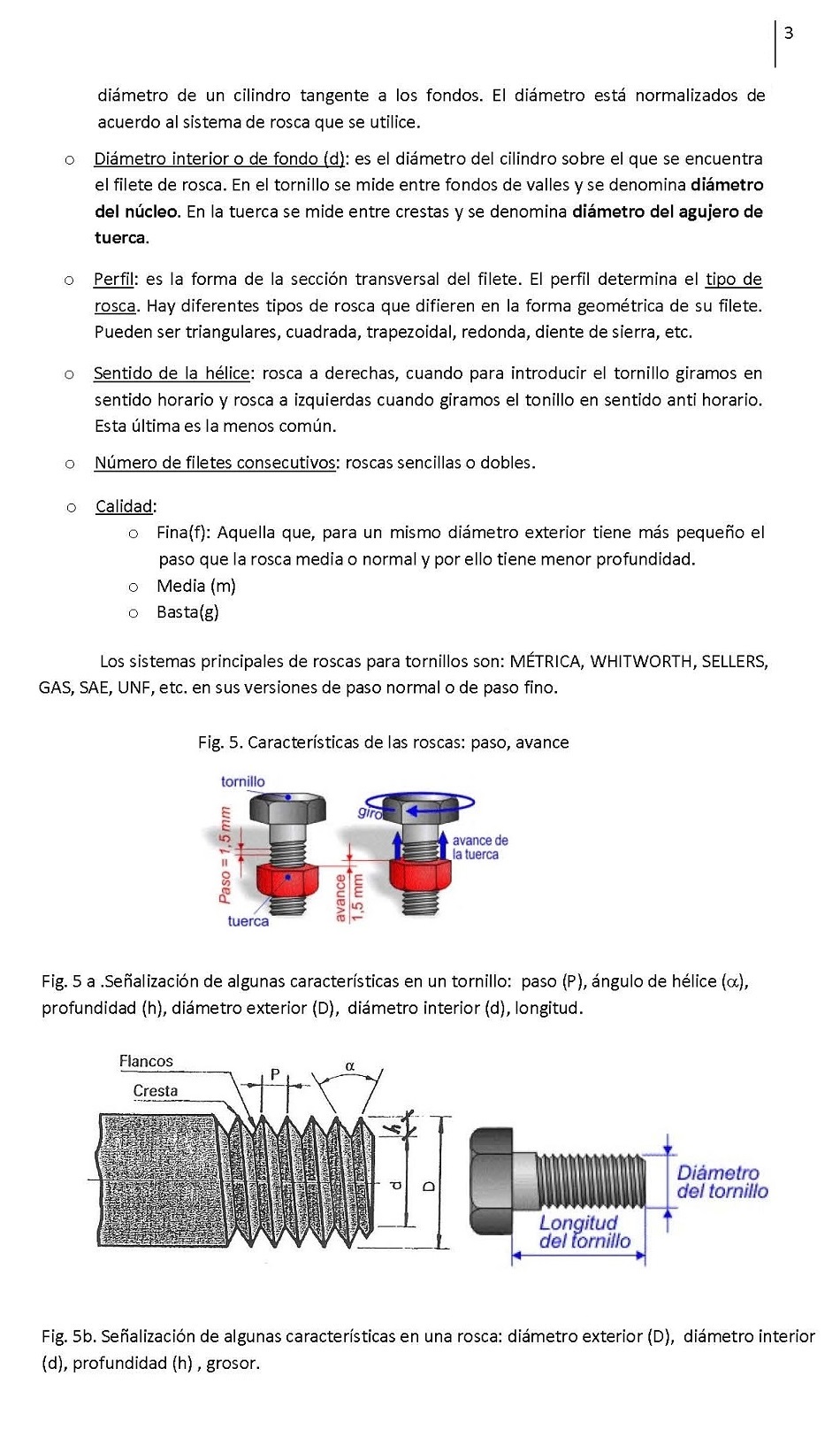 Fabricacin de Roscas. Pgina 03