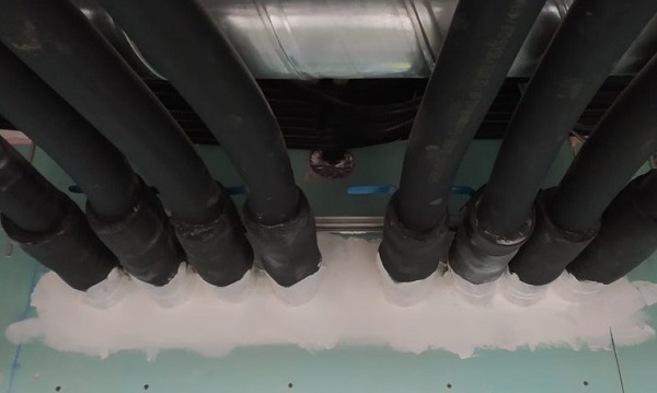 Sellado ign�fugo con vendas intumescentes