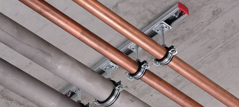 Soporte de abrazaderas colgadas del techo