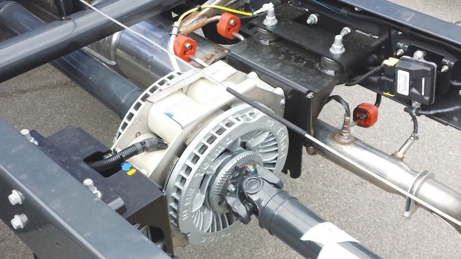 Instalacin de freno elctrico en camin