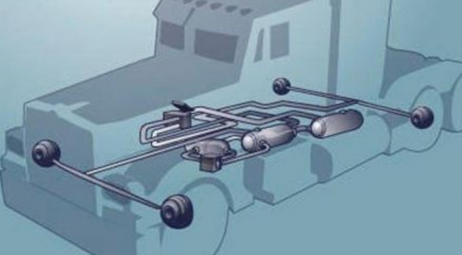 Instalacin de freno de aire en camin