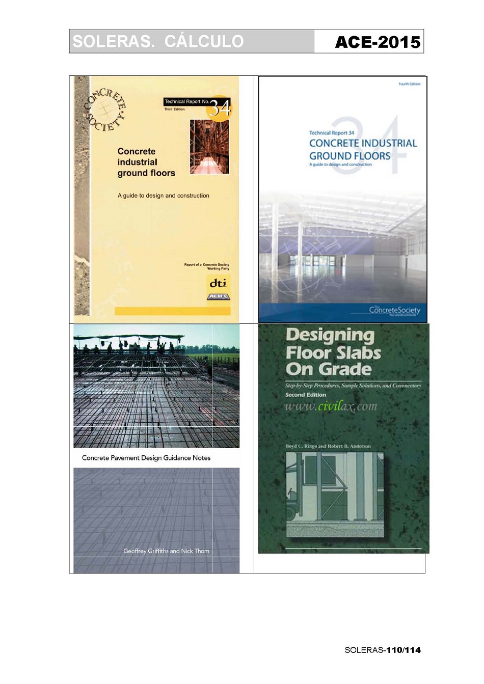 Clculo de Soleras de Hormign. Pgina 110
