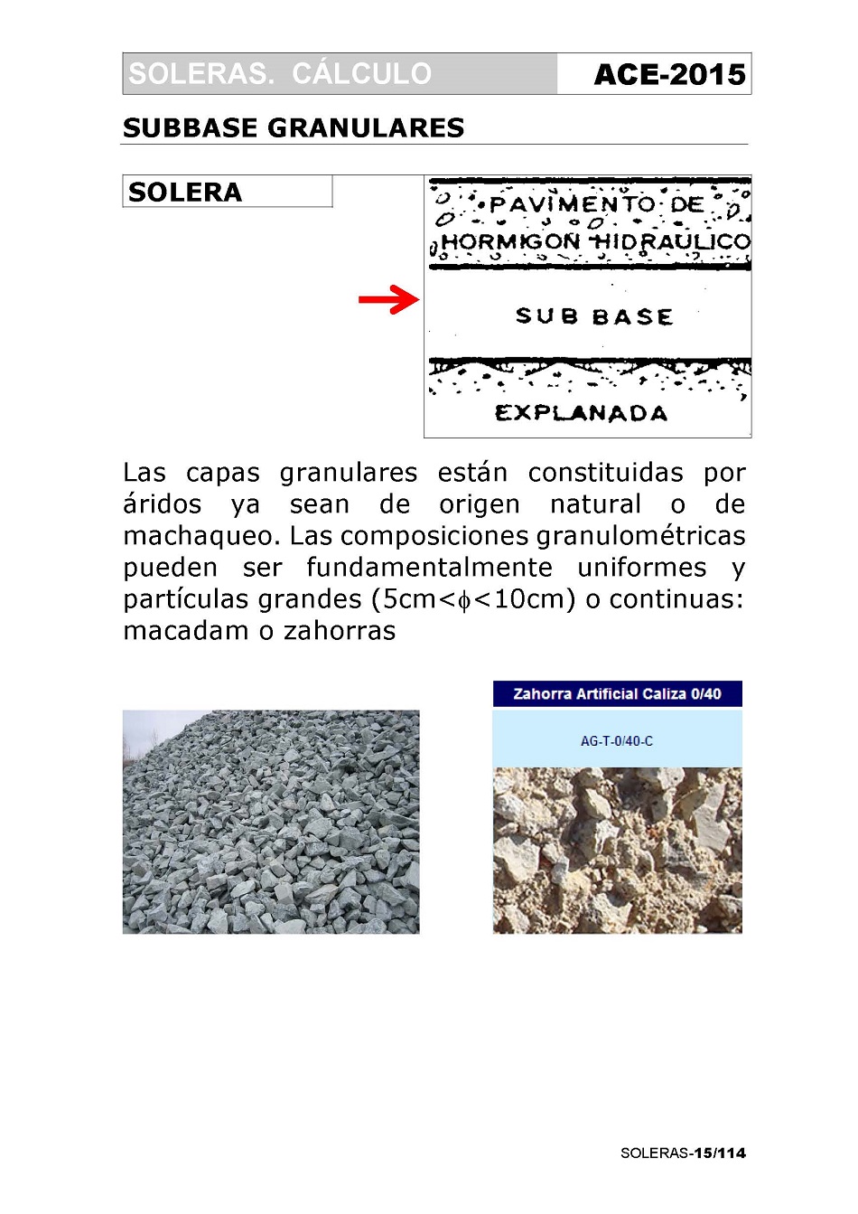 Clculo de Soleras de Hormign. Pgina 15