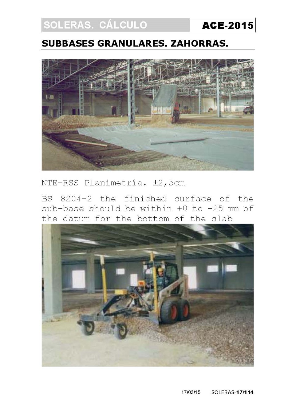 Clculo de Soleras de Hormign. Pgina 17