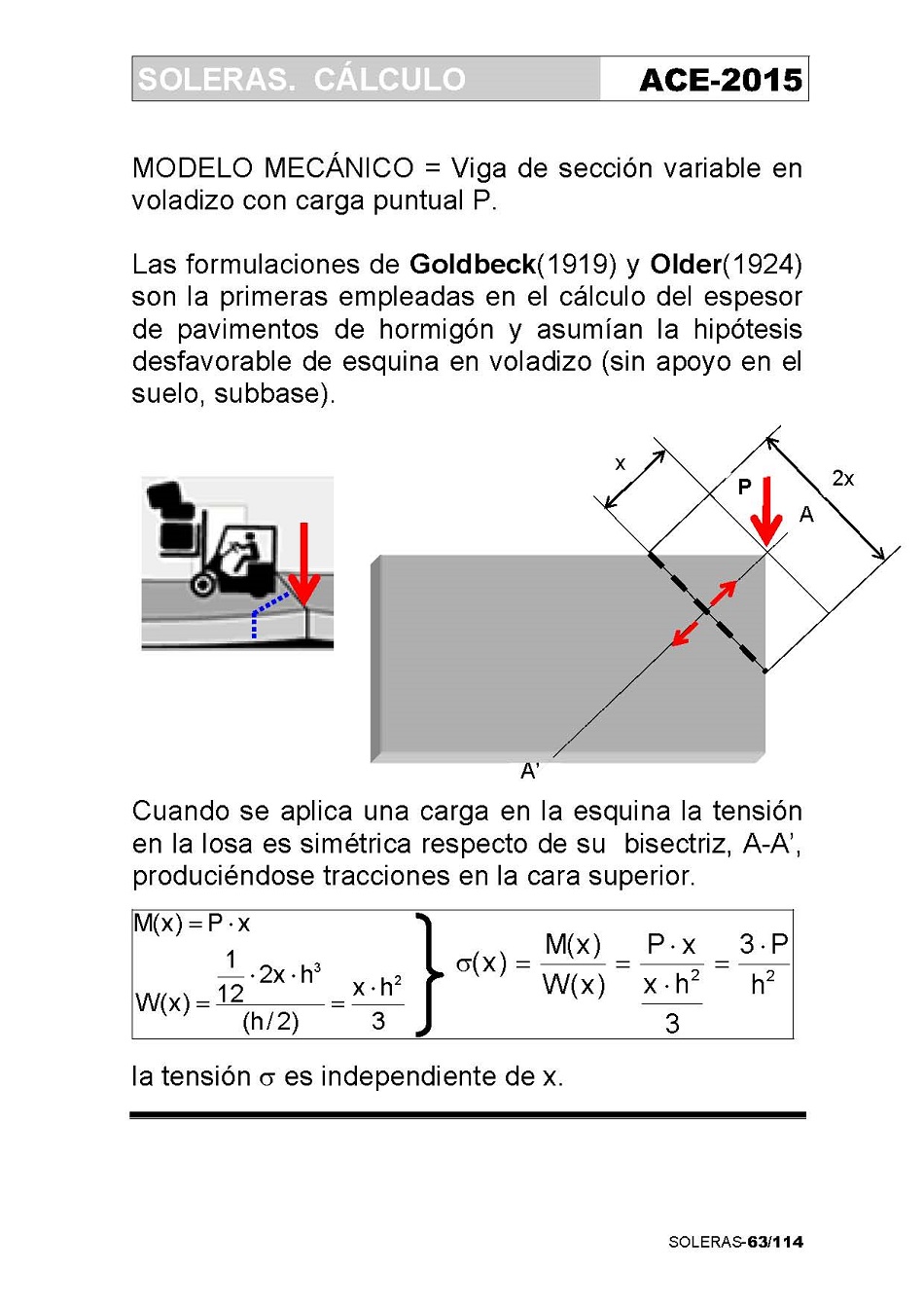Clculo de Soleras de Hormign. Pgina 63