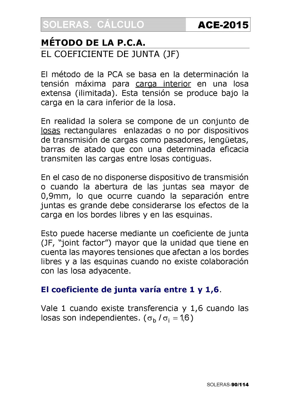 Clculo de Soleras de Hormign. Pgina 90