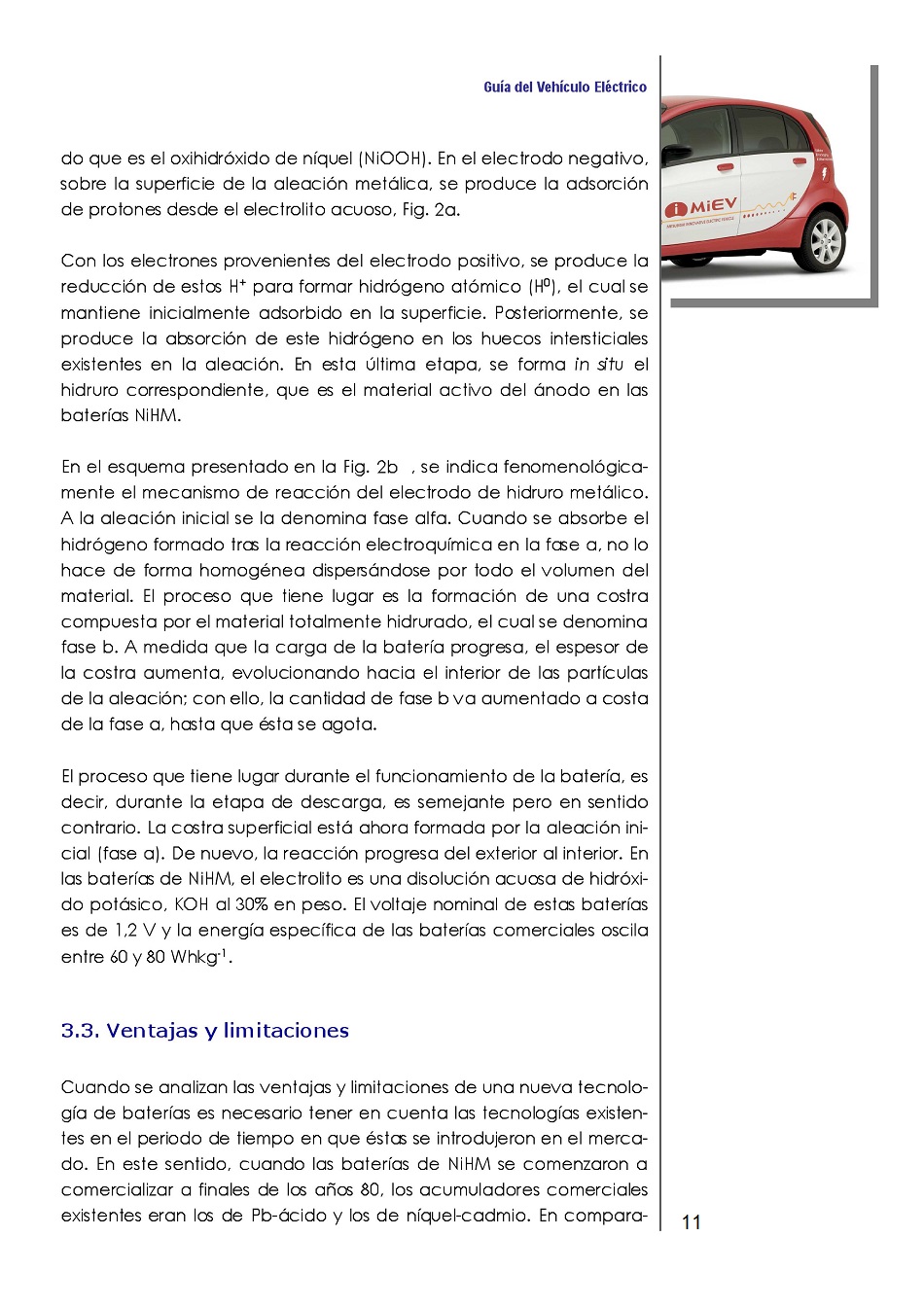 Bateras Recargables Avanzadas para Vehculos Elctricos. Pgina 11