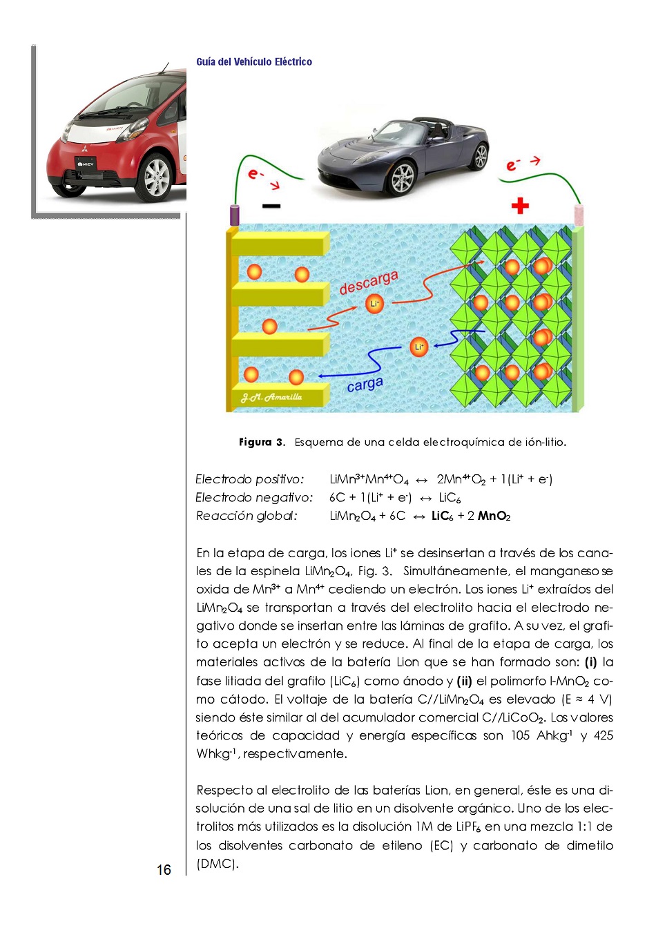 Bateras Recargables Avanzadas para Vehculos Elctricos. Pgina 16