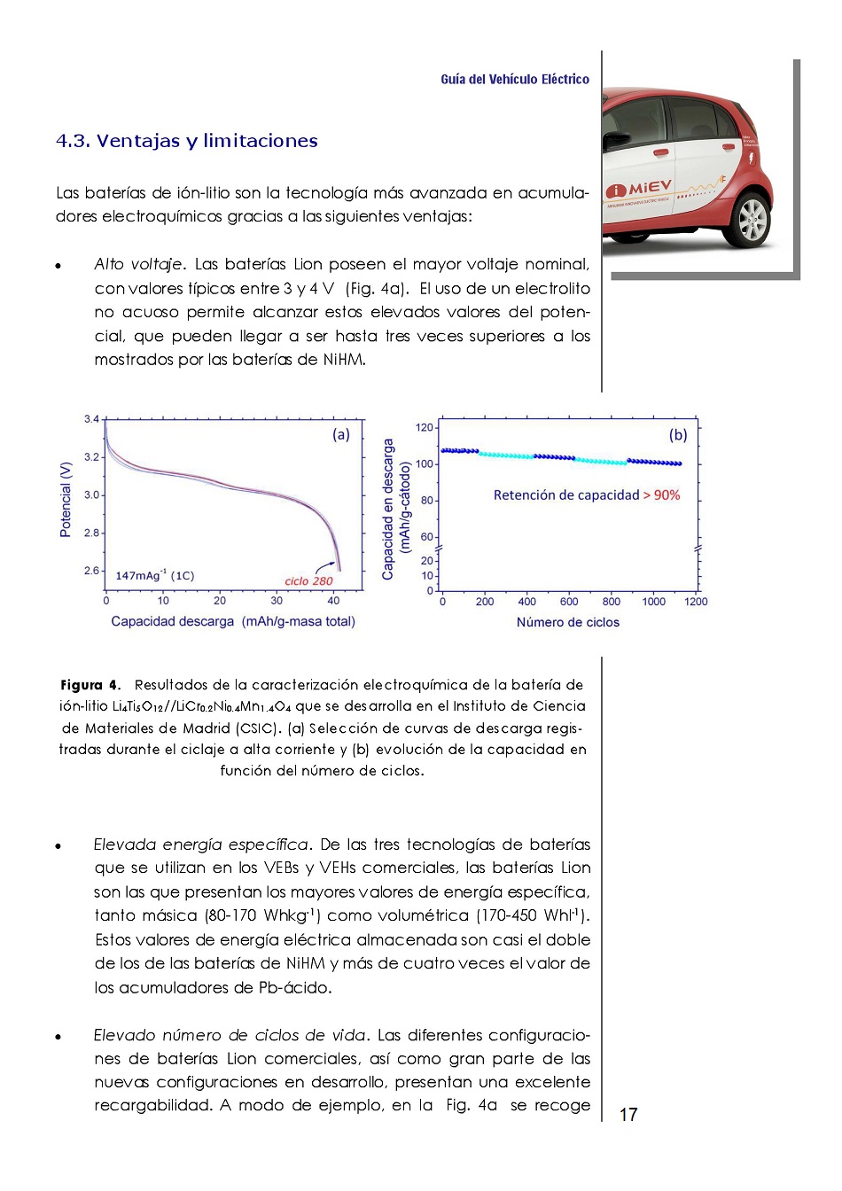 Bateras Recargables Avanzadas para Vehculos Elctricos. Pgina 17