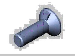 Tornillo de cabeza con prisionero