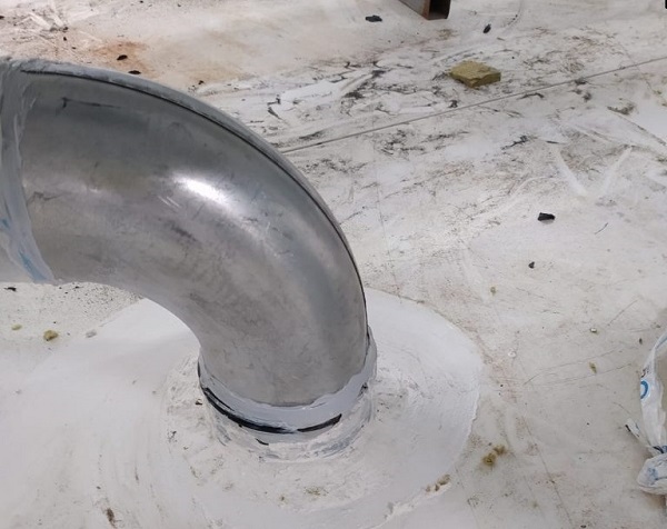 Sellado ignfugo con bandas intumescentes