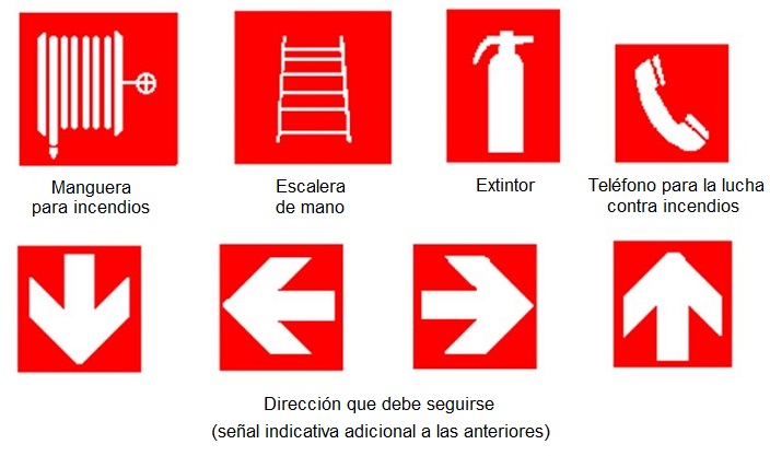 Seales de equipos de lucha contra incendios
